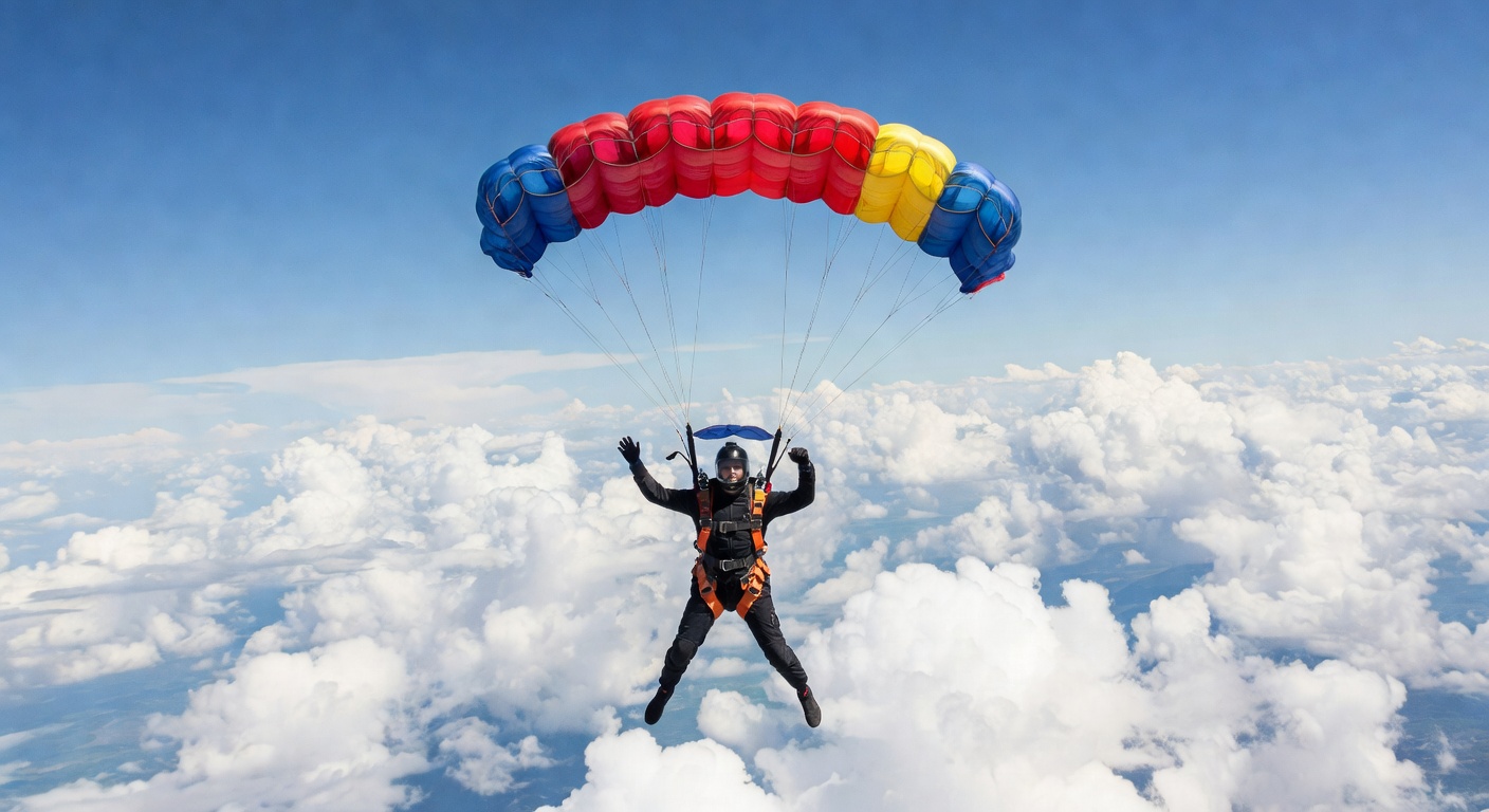 Skydiving freefall